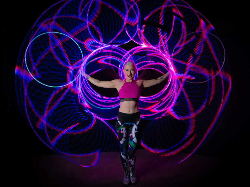 Atomic V LED Hoops